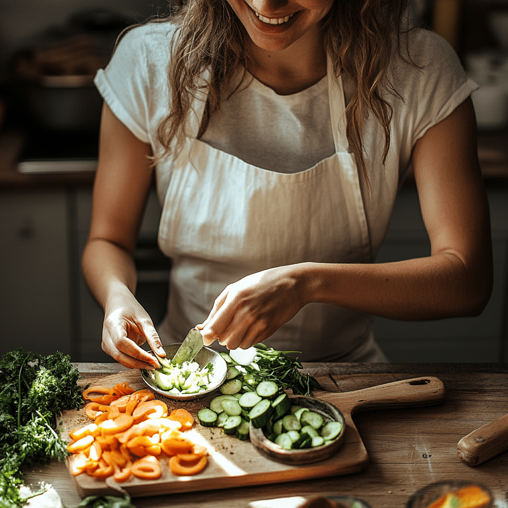 Camille en cuisine – Recettes pour ce soir Camille cuisine un plat simple et rapide dans sa cuisine